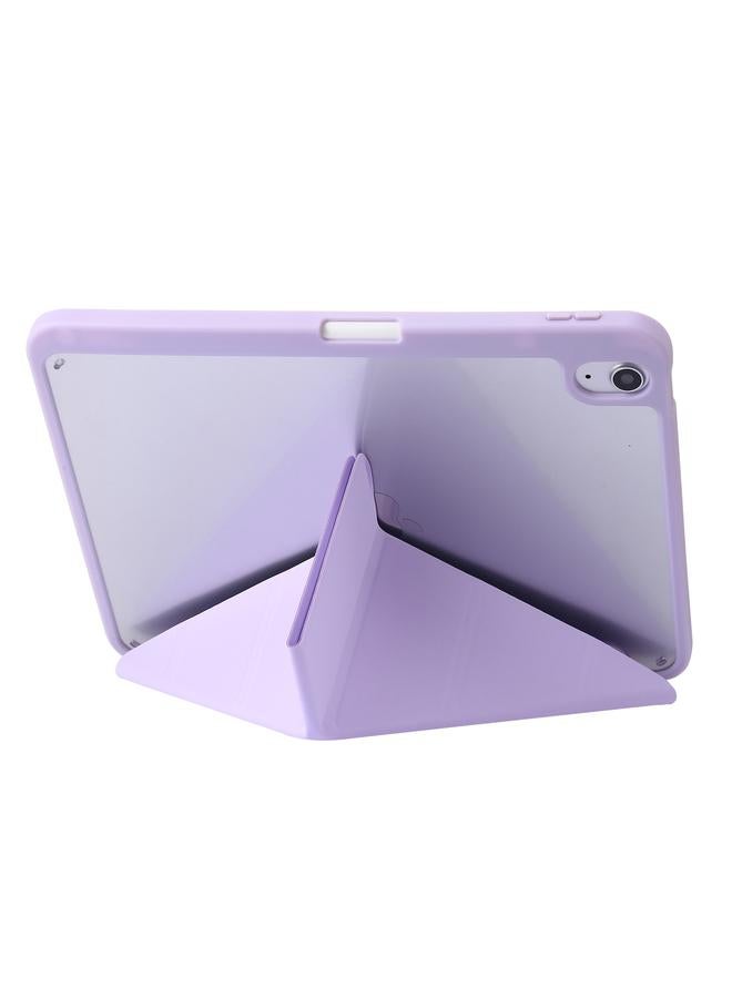 زبون حافظة لجهاز iPad 2025 / 2022، حافظة جلدية شفافة من الأكريليك قابلة للتشوه - Image 5