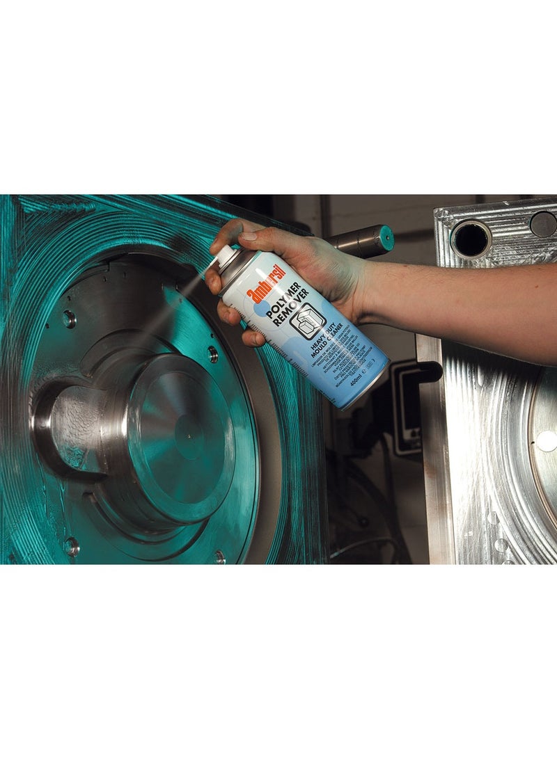 امبيرسيل AMBERSIL Polymer Remover 400ML منظف القوالب شديد التحمل – مزيل ترسبات البوليمر - Image 2