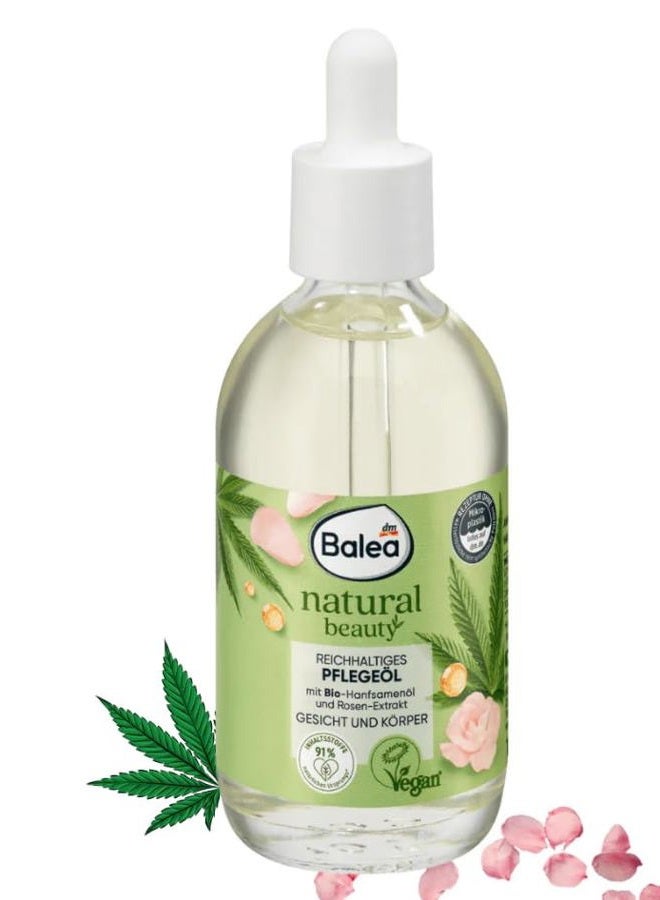 balea زيت بايلا الطبيعي للجمال العضوي للوجه والجسم، 100 مل - Image 1