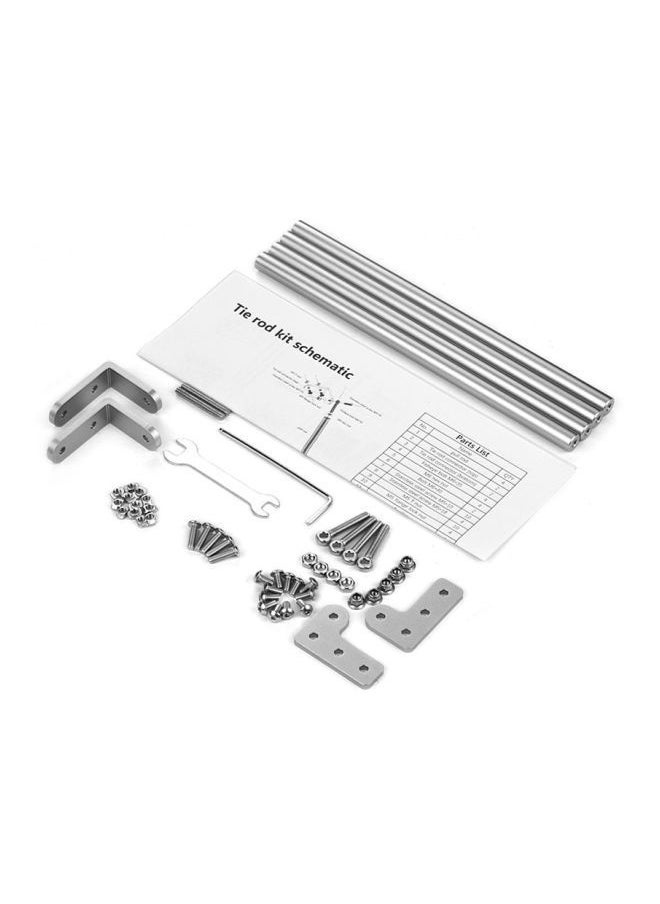 NIBEMINENT 3D Printer Supporting Pull Rod Kit Silver  - Image 1