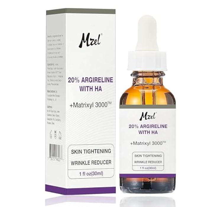PAPABA 20% Argireline Serum with Matrixyl 3000 Pure Hyaluronic Acid For Face,With Vitamin C,Deep Wrinkle Reducer Anti Aging Tones Skin and Stimulates Collagen Peptides Serum For Face - Image 1