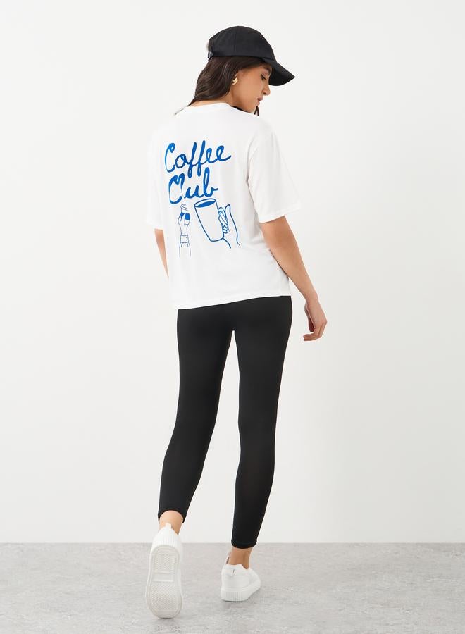 تايك تو طقم تي شيرت وبنطلون ليجنز بطبعة خلفية - Image 1