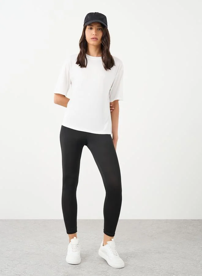 Take Two Take Two Back Graphic Print T-Shirt and Leggings Co-Ords