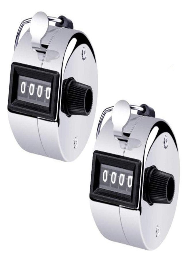 Worison Metal Handheld Tally Counter 4-Digit, 2pc Set - Image 1