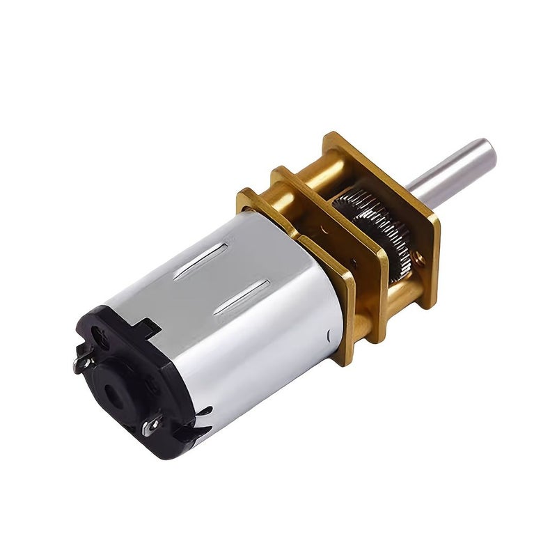 1pc DC12V 100RPM N20 Micro Gear Motor High Torque Low RPM Low Noise All Metal Gearbox D Shaft 3mm For Robotics Automation Smart Locks Model Making Beauty Tools Industrial Devices And DIY - Image 1