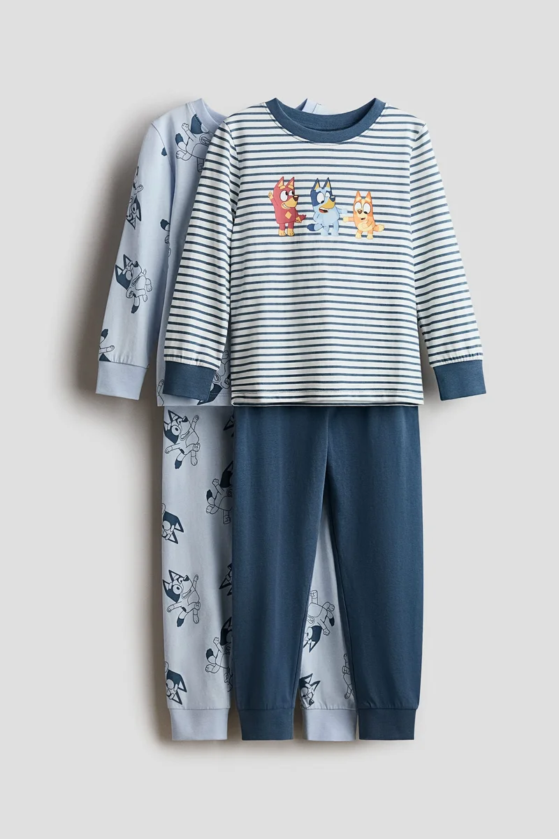 H&M 2-pack printed cotton pyjamas