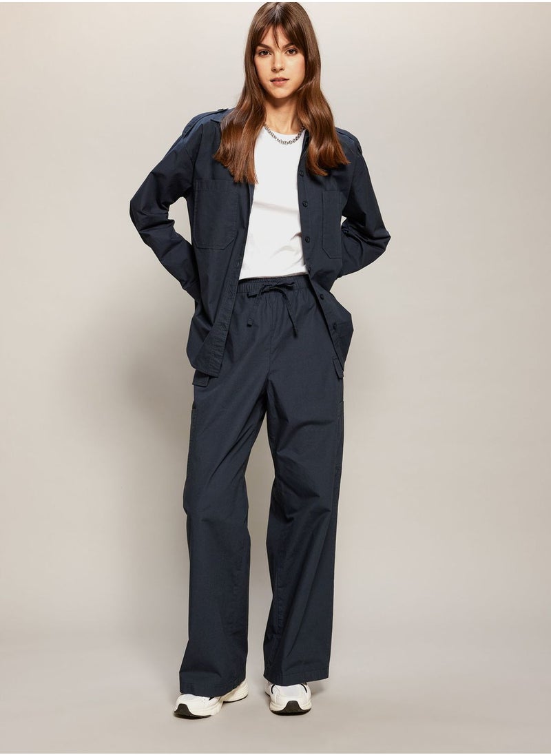 DeFacto - Cargo Fit Poplin Trousers - Image 1