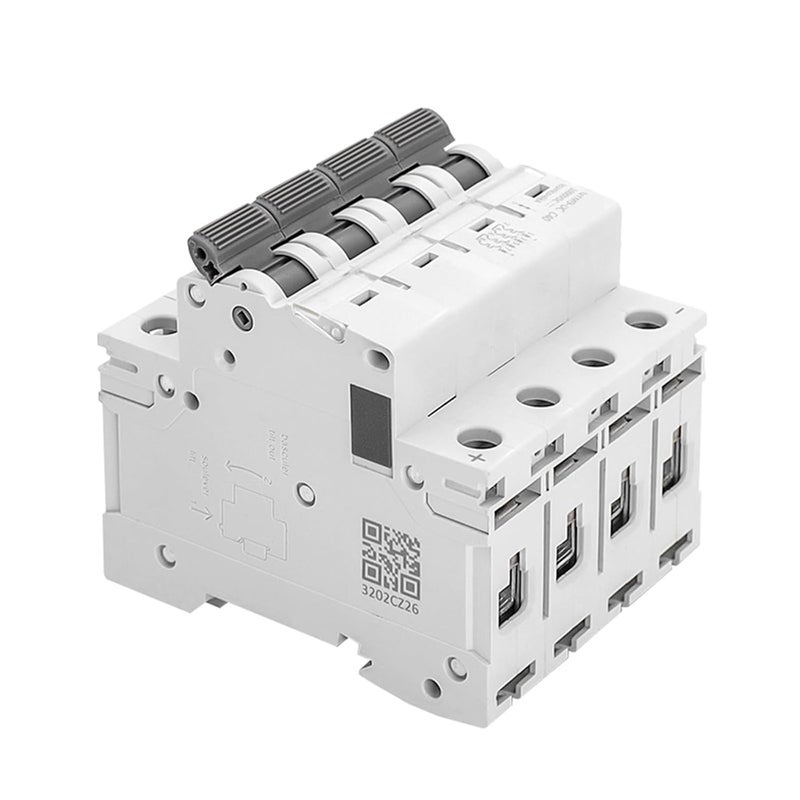 20A 4 قطب قاطع دائرة تيار مستمر مصغر 1000 فولت للطاقة الشمسية قاطع دارة على سكة دين 6A إلى 63A - Image 5