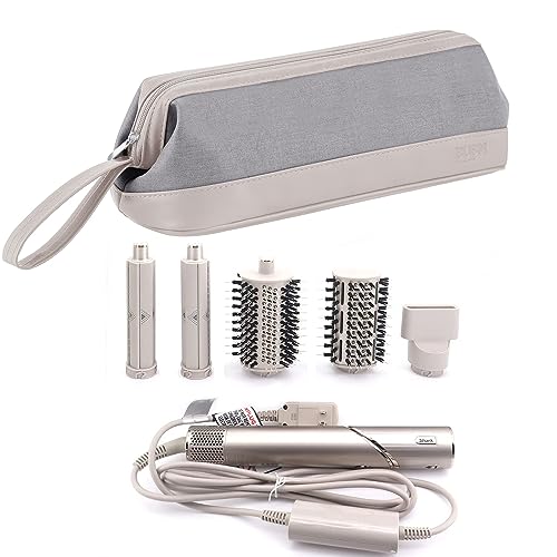 BUBM Travel Case for Dyson Airwrap Styler/Shark Flexstyle,Portable Carrying Case for Dyson Supersonic Hair Dryer,Waterproof Anti-Scratch Dustproof Protection Organizer Travel Storage Bag (Light Gray) - Image 4