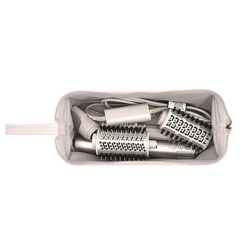 BUBM Travel Case for Dyson Airwrap Styler/Shark Flexstyle,Portable Carrying Case for Dyson Supersonic Hair Dryer,Waterproof Anti-Scratch Dustproof Protection Organizer Travel Storage Bag (Light Gray) - Image 3