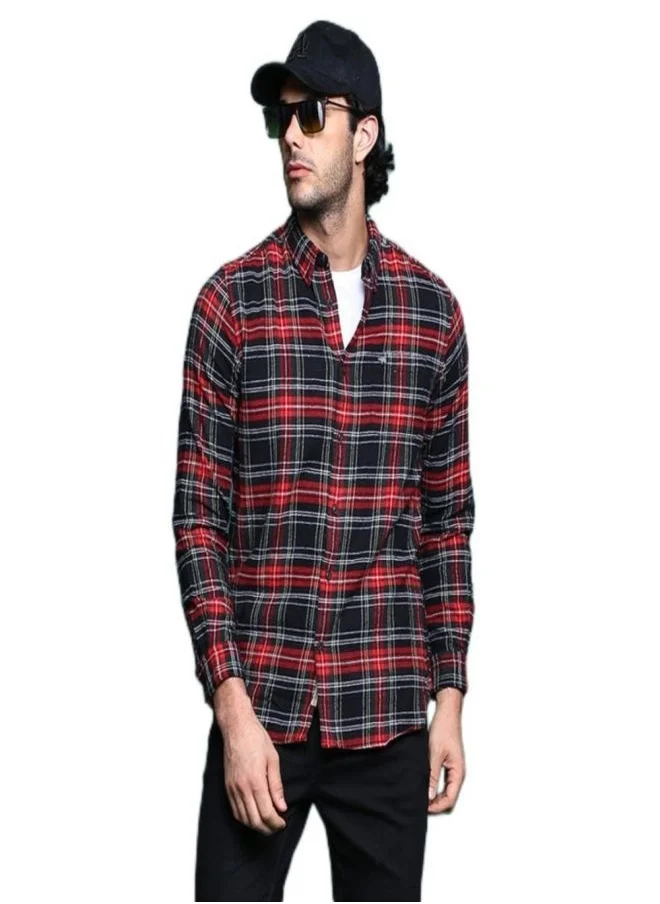 THE BEAR HOUSE Men's Shirt for Casual and Formal Wear | Classic Button-Down Style for Office, Daily Use, Travel, Events & All-Season Outfits | Versatile & Stylish Wardrobe Essential for Every Occasion