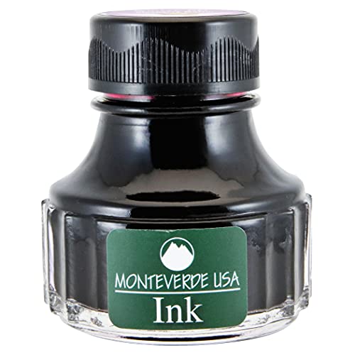 Monteverde USA Sweet Life Fountain Pen Ink - Blueberry Muffin - Deep Blue Ink with Subtle Red Undertones, Premium Vibrant Writing Ink, 90ml Bottle - Image 1