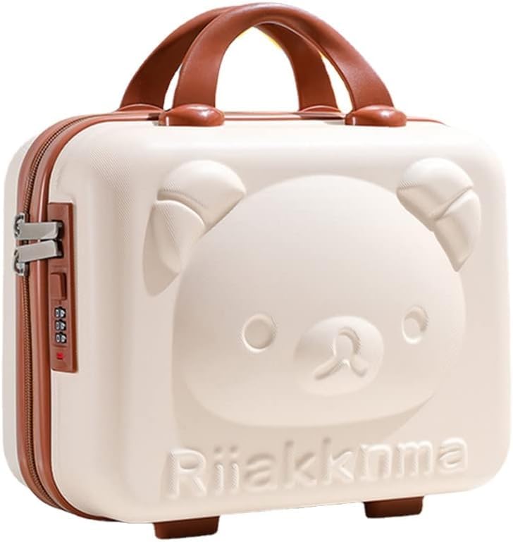TRADY Makeup Luggage Bag Cosmetic Travel Case Portable Lightweight Waterproof Beauty Case Makeup Zipper Toiletry Vanity Cosmetic Bag for Women Girl - Image 1
