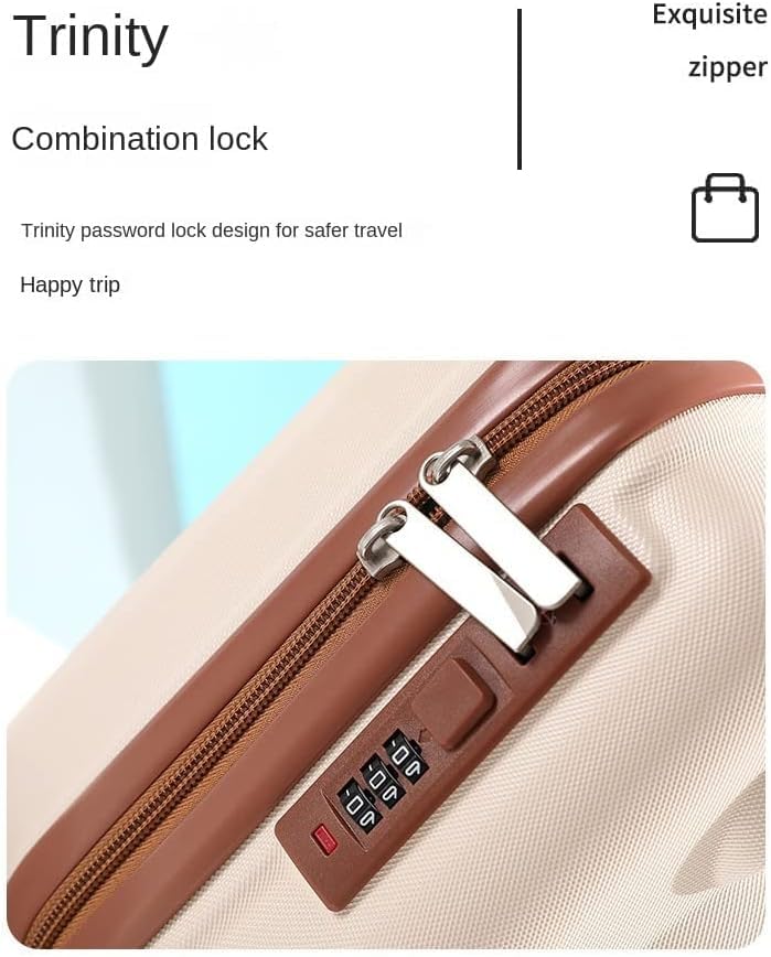 TRADY Makeup Luggage Bag Cosmetic Travel Case Portable Lightweight Waterproof Beauty Case Makeup Zipper Toiletry Vanity Cosmetic Bag for Women Girl - Image 5