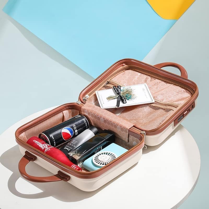 TRADY Makeup Luggage Bag Cosmetic Travel Case Portable Lightweight Waterproof Beauty Case Makeup Zipper Toiletry Vanity Cosmetic Bag for Women Girl - Image 4