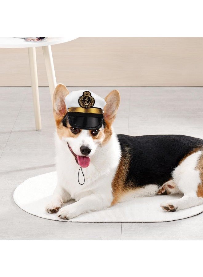 BESPORTBLE Nautical Sailor Cap for Pets Dog Captain Hat - Ideal for Dog Cosplay Costumes - Captain Cosplay Hat for Dog Cat Puppy for Cosplay Halloween Outfits - Image 3