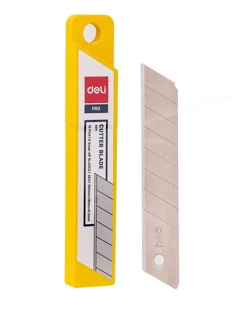 Deli سكين قطع متعددة الاستخدامات مكونة من 4 قطع مع عبوة من الشفرات - Image 3