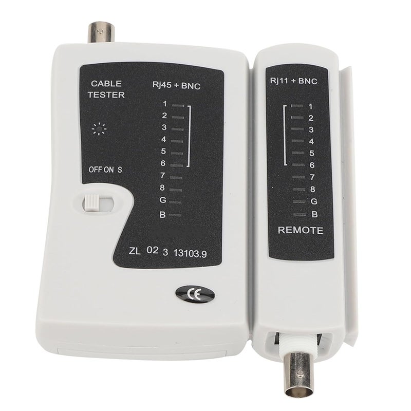 Professional Network Cable Tester Fast Accurate Testing RJ45 BNC Test Tool for Construction Site Environment - ABSD - YG468B - Image 2