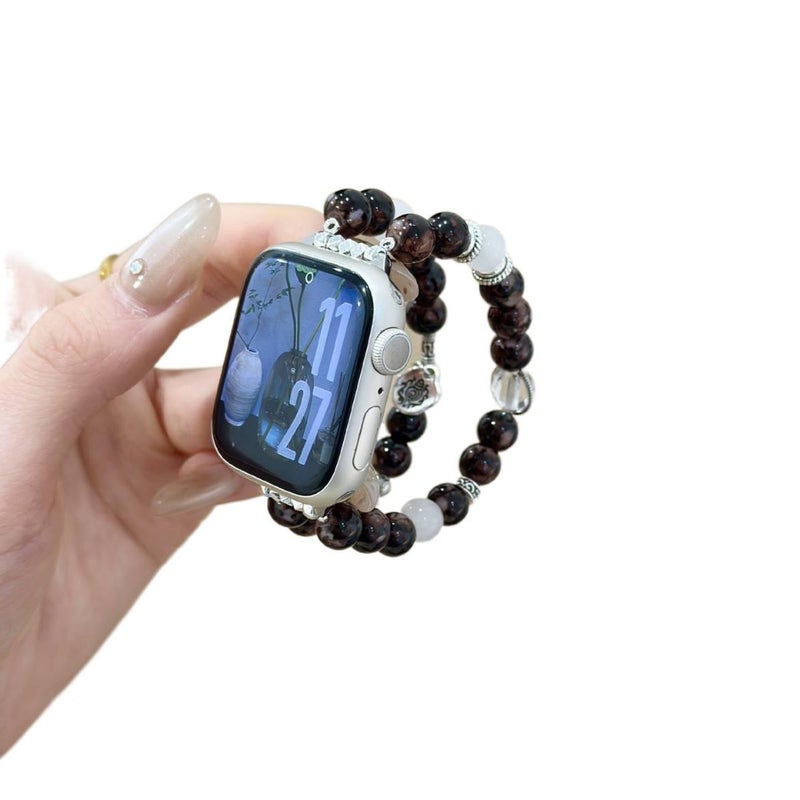 13-13.50cm Resin Bracelet Strap Smartwatch Band Compatible with Apple Watch with Adjustable Fit Replacement Strap for Daily Wear - Image 2