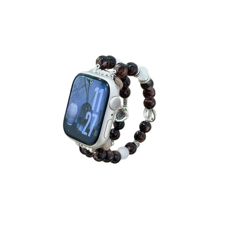 13-13.50cm Resin Bracelet Strap Smartwatch Band Compatible with Apple Watch with Adjustable Fit Replacement Strap for Daily Wear - Image 5