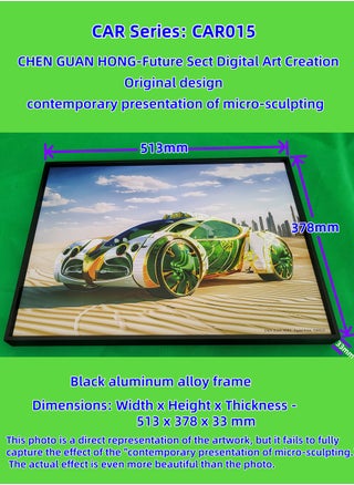 Painting - "CAR 015" by CHEN GUAN HONG: Future Sect Digital Art Creation, Sci-Fi Modern Artistic Design, Contemporary Presentation of Micro-Sculpting. This work is currently available exclusively on Platform "Noon";The following themes are related to the works: Artwork,Decorative Painting ,Modern Artwork,Abstract Paintings,Wall Art ,Interior Decoration,Home Decor,Classic Decor,Custom Painting,Office design,Commercial design,Model home design,Clubhouse interior design,Furniture design,Landscape design,Architecture design,Soft decoration,Molding,Villa design,Decorating,Interior Design,Residential Interior Design,Commercial Decorating,Budget-Friendly Decor Ideas,Modern Home Decor Trends,Vintage Decor Inspirations,Small Space Solutions,City-Specific Interior Designers,Tips for Maximizing Small Living Spaces,Latest Trends in Home Decor for 2025. - pzsku/Z1D21004535556CE205CDZ/45/_/1729246823/ba052c3f-538b-473d-aaa5-f9eded89fb70