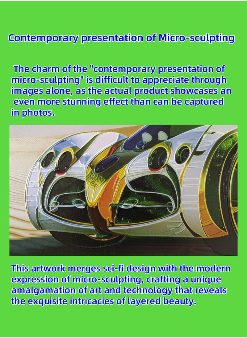 Painting - "CAR 015" by CHEN GUAN HONG: Future Sect Digital Art Creation, Sci-Fi Modern Artistic Design, Contemporary Presentation of Micro-Sculpting. This work is currently available exclusively on Platform "Noon";The following themes are related to the works: Artwork,Decorative Painting ,Modern Artwork,Abstract Paintings,Wall Art ,Interior Decoration,Home Decor,Classic Decor,Custom Painting,Office design,Commercial design,Model home design,Clubhouse interior design,Furniture design,Landscape design,Architecture design,Soft decoration,Molding,Villa design,Decorating,Interior Design,Residential Interior Design,Commercial Decorating,Budget-Friendly Decor Ideas,Modern Home Decor Trends,Vintage Decor Inspirations,Small Space Solutions,City-Specific Interior Designers,Tips for Maximizing Small Living Spaces,Latest Trends in Home Decor for 2025.