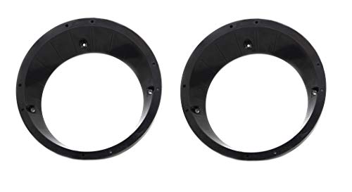 JSP Manufacturing JSP Speaker Adapters Rings 5.25" to 6.5" Compatible with Harley Batwing FLHX FLHT Fairings 96-13 - Image 1