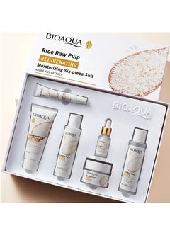 BIOAQUA Rice Raw Pulp Rejuvenating Moisturizing Six Piece  - Image 1