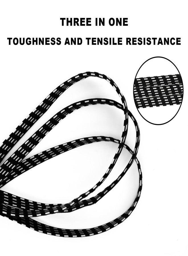 Oumers 3Pcs Elastic Bike Strap, Adjustable Bicycle Bungee Cords with Hooks Wear-Resistant and Tensile Resistant Bike Luggage Straps Strong and Sturdy Bicycle Luggage Rope - Image 5