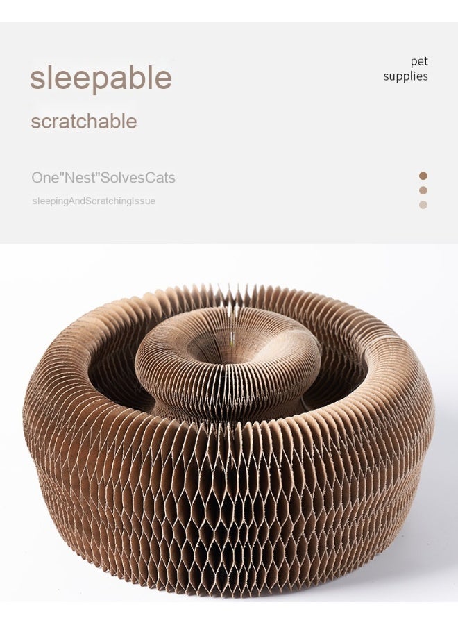 Anna Thickened Corrugated Cardboard Scratch Board for Cats - Durable Cat Claw Grinder Tool - Image 4