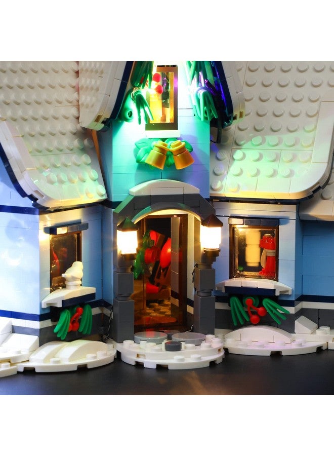 BRIKSMAX مجموعة إضاءة LED من BRIKSMAX لزيارة سانتا - متوافقة مع نموذج كتل البناء Lego 10293 - لا تشمل مجموعة Lego - Image 4