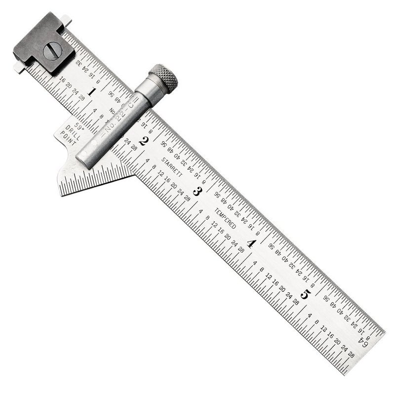 Starrett Starrett Drill Point Gauge HighPrecision Measuring Tool Adjustable Bevel Stainless Steel for Professional Machinists Accurate Angle Setting  22C  - Image 1
