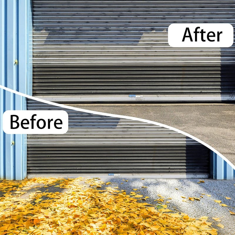 Duzzy 16.5 Feet Convex Shape Garage Door Seal Kits, Pre-drilled Heavy-Duty Weatherproofing Garage Door Rubber Seals Bottom Pakage with Aluminum Track Retainer Base Kits - Image 3