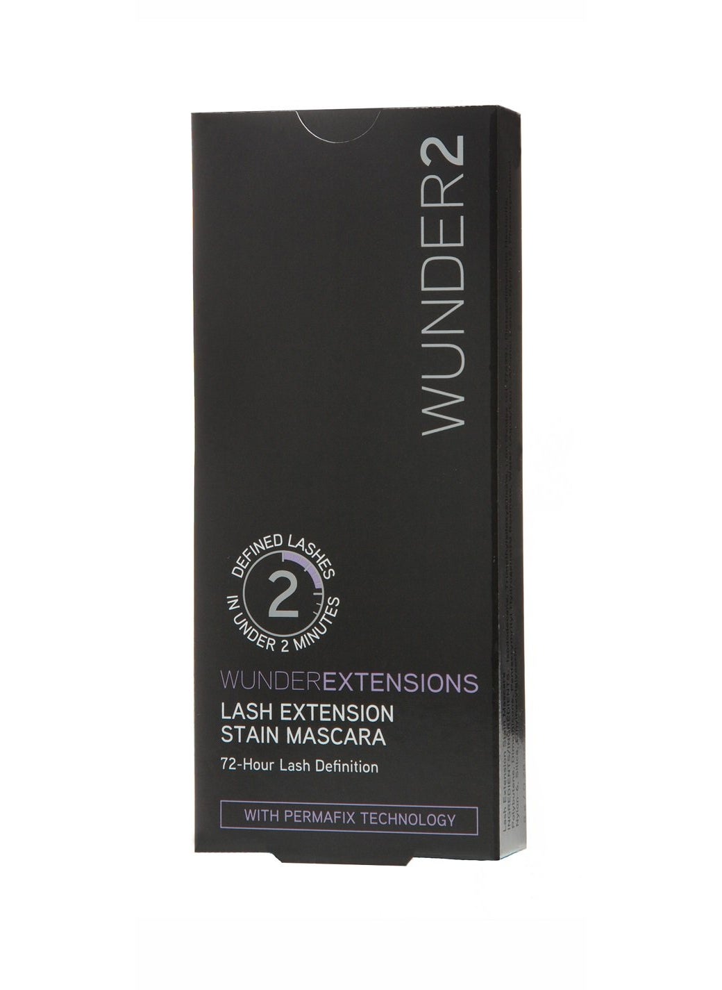 Wunderbrow - WUNDER2 WUNDEREXTENSIONS Makeup Eye Lash Extension Stain Mascara Volume And Length Long Lasting Waterproof Black - Image 1