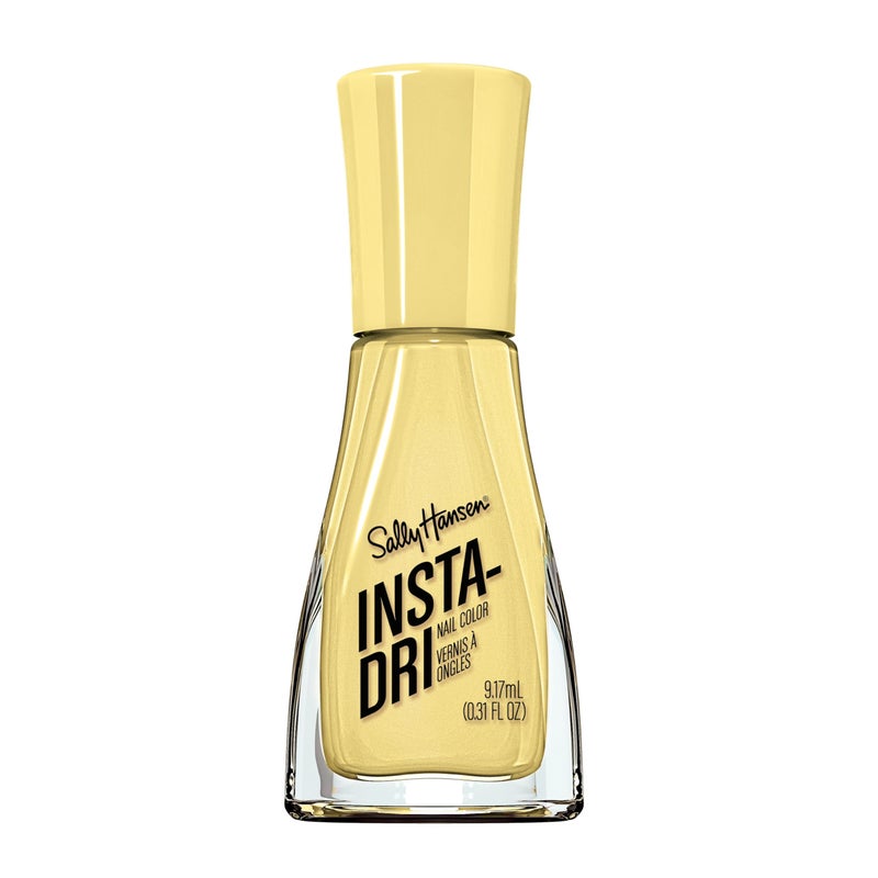 Sally Hansen InstaDri Nail Polish Quick Dry Long Lasting StreakFree Shine Opaque Shiny 530 Does Not Comcute Pale Yellow Nail Color - Image 3