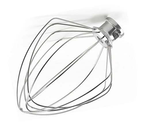 TIZZE KN256WW 6 QT Wire Whip Stainless Steel for KitchenAid Stand Mixer Accessory Replacement, Egg Cream Stirrer, Cakes Mayonnaise Whisk - Image 5
