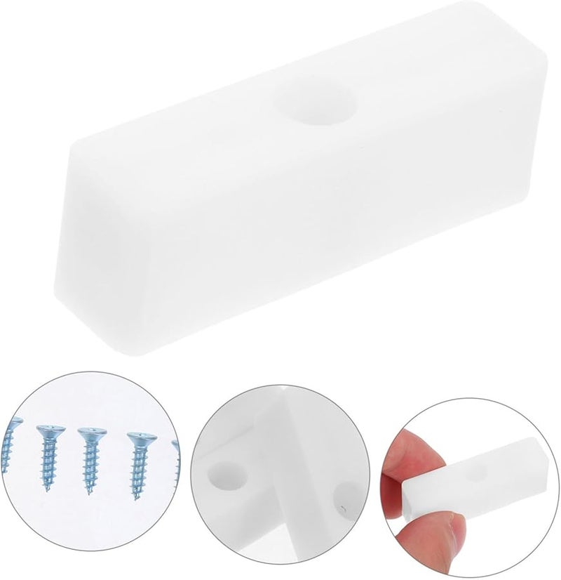 أقفال أمان النافذة البيضاء 10 قطع قضبان أمان متينة سهلة التركيب للمنزل - Image 5