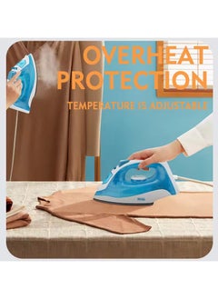 iSONIC Vertical Steam Iron With Ceramic Soleplate And Spray Function 220.0 ml 1200.0 W IN303 Blue/White  - Image 4