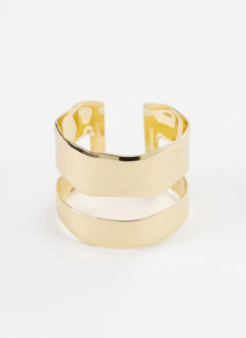 Lichi  Double matte metal bracelet for Women | Best Price UAE