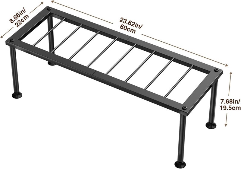 Josmimic 1 Tier Plant Stand: Ladder Plant Holder - Metal Flower Pot Stand - Heavy Duty Flower Rack for Living Room Patio Garden Corner Balcony and Courtyard. - Image 5
