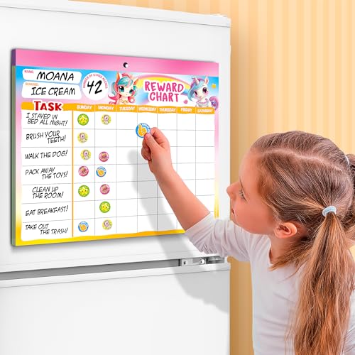 Learn & Climb Behavior Reward System - Pad with 26 Chore Charts for Kids, 1400 Stickers to Motivate Responsibility & Good Habits (Unicorn) - Image 5