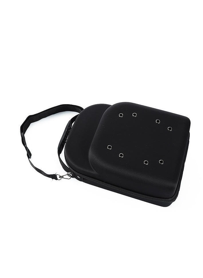 Generic - Hat Case Travel, Hat Carry Case, Cap Carrier, Baseball Cap Storage Case, Hat Box for Baseball Caps, Hat Organizer Holder for 6 Caps, Travel Hat Display Carrier Bag - Image 1