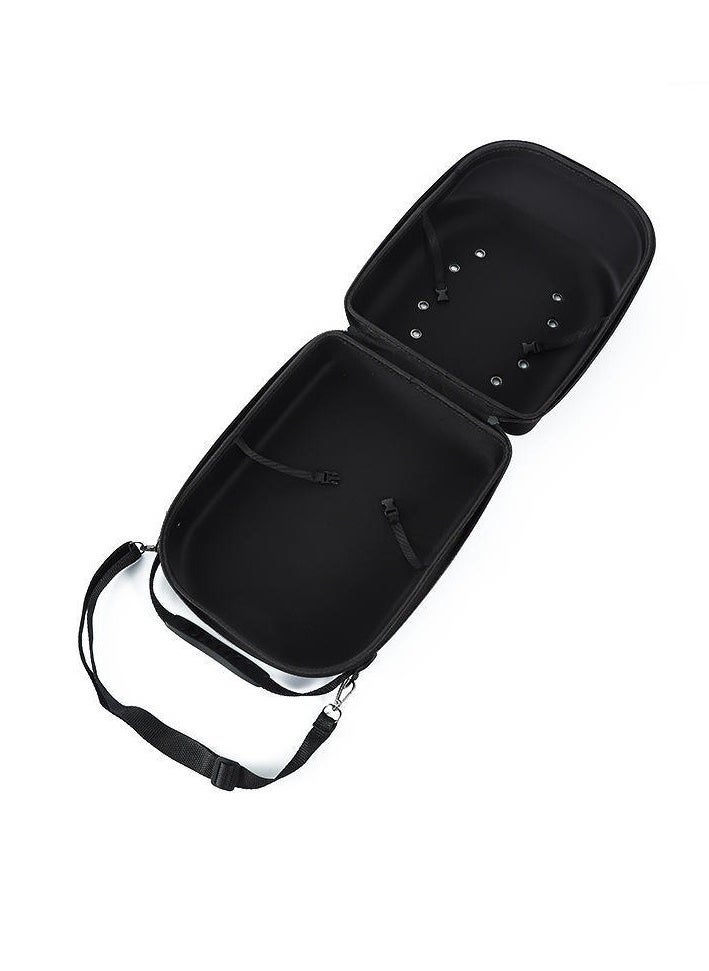 Generic - Hat Case Travel, Hat Carry Case, Cap Carrier, Baseball Cap Storage Case, Hat Box for Baseball Caps, Hat Organizer Holder for 6 Caps, Travel Hat Display Carrier Bag - Image 1