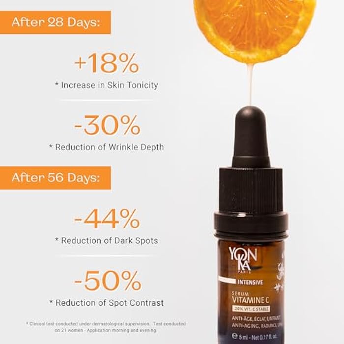 Yonka Yon-Ka Vitamin C Face Serum | Anti-Aging Face Serum for Sensitive Skin | High Concentrate to Treat Wrinkles & Uneven Skin Texture - Image 3