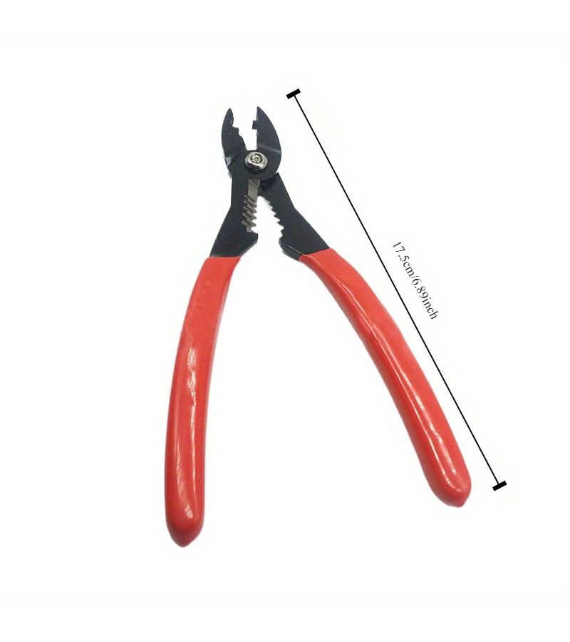 4 In 1 Multi Wire Stripper 12 20 AWG Electricians Cable Stripper Electrical Stripping Crimping Tool Red - Image 1