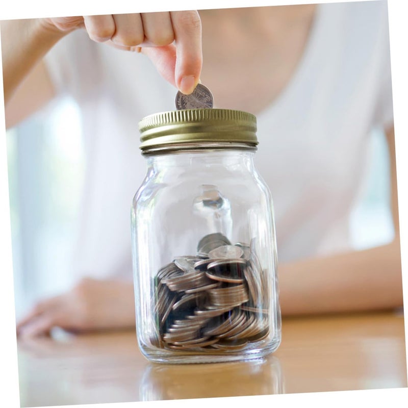 Homoyoyo 24pcs Wide Mouth Mason Jar Tinplate Lids with Keyhole Slot Reusable Sealing Covers for DIY Money Saving Jars Multi-color Gold Silver Black for Crafting and Storage - Image 4