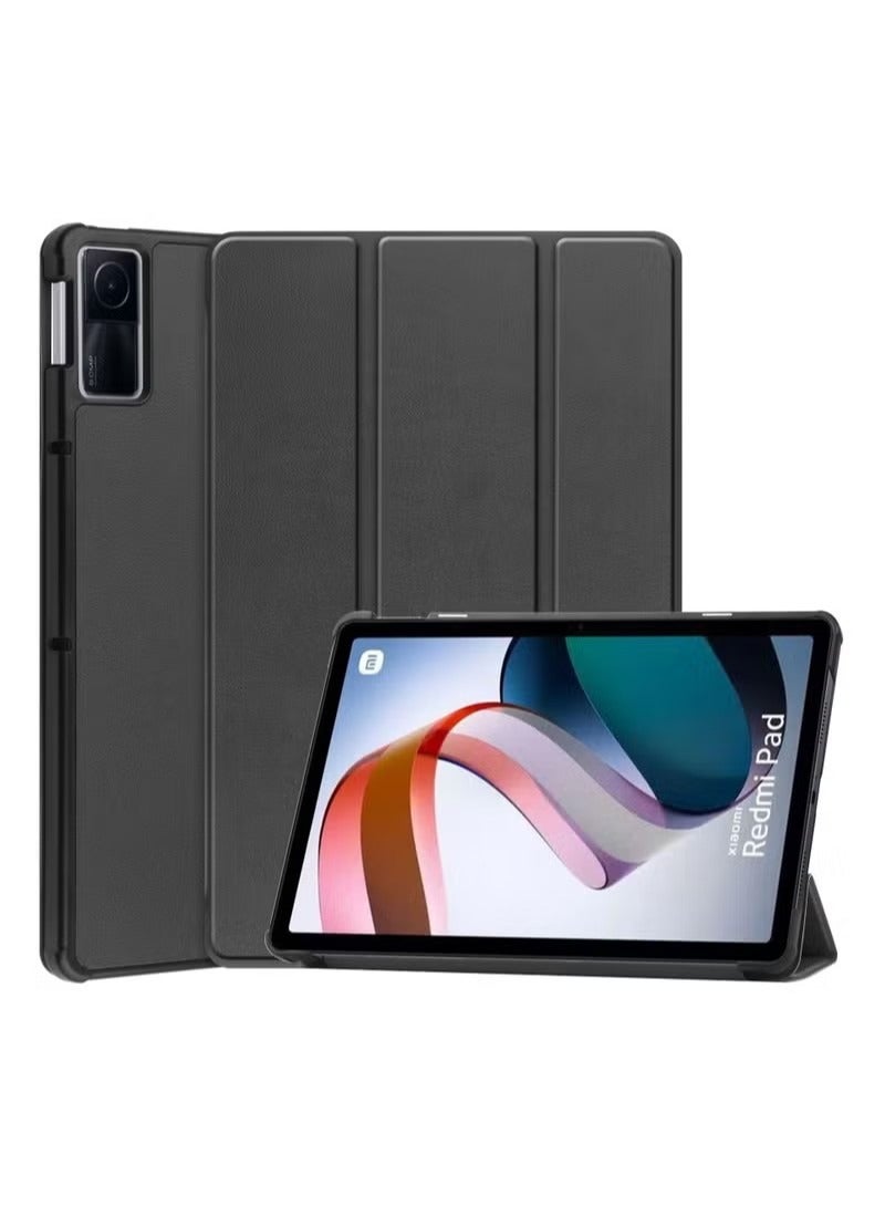 Flip Leather Case For Redmi Pad 10.61" 2022 Ultra-Thin Shockproof Fold Stand Function Tablet Cover with Auto-Sleep/Wake - Image 1