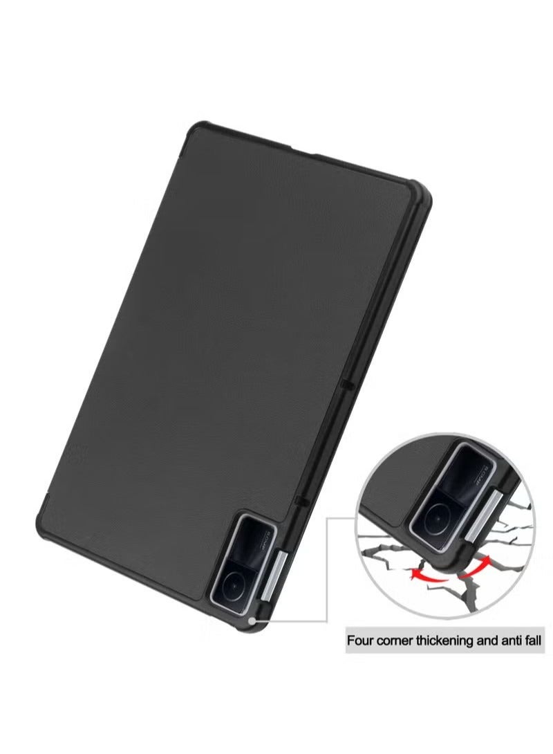 Flip Leather Case For Redmi Pad 10.61" 2022 Ultra-Thin Shockproof Fold Stand Function Tablet Cover with Auto-Sleep/Wake - Image 5