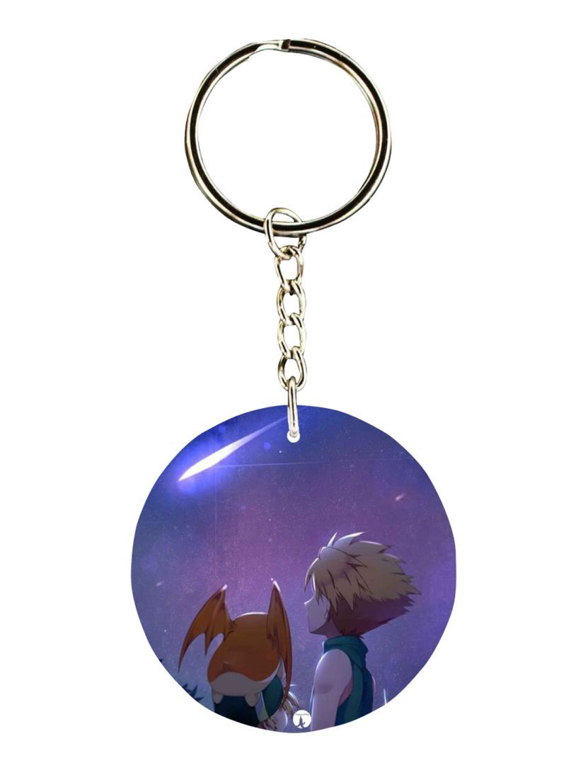 RKN Double Sided Digimon Printed Keychain