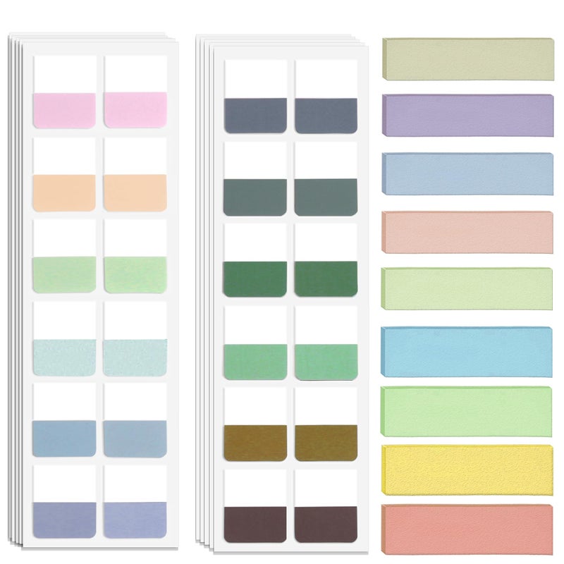 Potanro 1140PCS Sticky Index Tabs, Colourful Tabs for Notebooks, Page Markers Sticky Tabs, Book Tabs, Tabs for School Office, Classroom, Home Meetings - Image 1